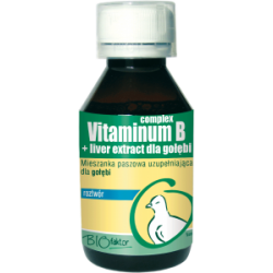 Vitaminum B complex + liver extract for pigeons 100 ml.
