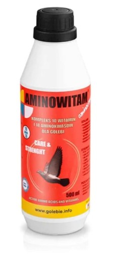 Aminowitam 500ml - kompleks 10 witamin i 18 aminokwasów