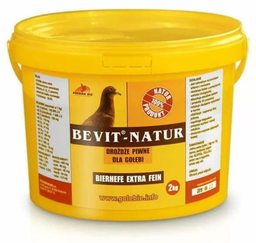 BEVIT®-NATUR - suszone drożdże piwne 2 kg.