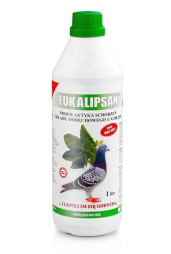 Eukalipsan Fresh 1000 ml. - Na drogi oddechowe dla gołębi.