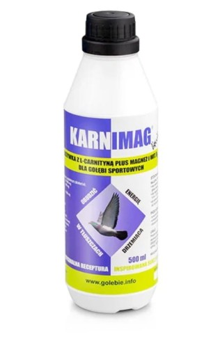 Karnimag 500ml.- Odżywka z L-Carnityną plus Magnez i Wit.B5.