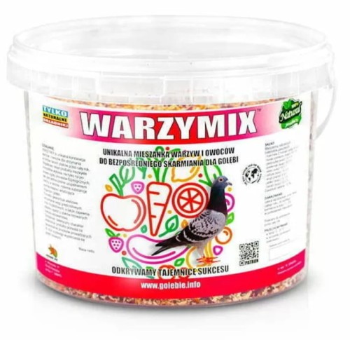 WARZYMIX - unikalna  mieszanka warzyw i owoców 1200g.