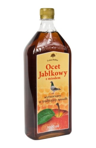 Ocet jabłkowy z miodem 1000 ml.