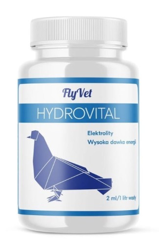 FlyVet Hydrovital 100 ml. - Preparat uzupełniający elektrolity oraz redukujący deficyt energetyczny.