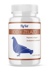 FlyVet Jod + żelazo 100 ml – kondycja i szybkość podczas lotu