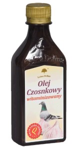 Olej czosnkowy 250 ml. Olej witaminizowany.