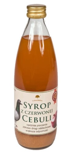 Syrop z czerwonej cebuli 500 ml.