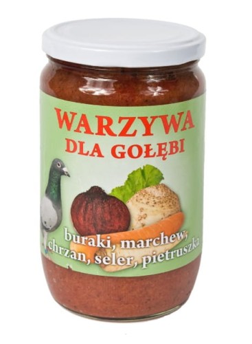 Warzywa dla gołębi 640 g.