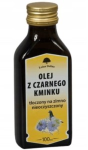 Olej z czarnego kminku trawienie 100 ml.