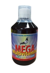 MEGA MULTIWITAMINA dla gołębi ozdobnych 500 ml.