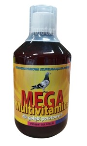 MEGA MULTIWITAMINA dla gołębi pocztowych 500 ml.