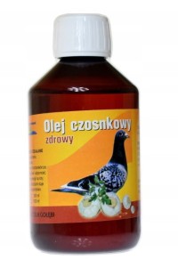 Olej czosnkowy zdrowy 250 ml..