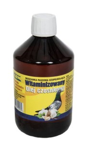 Olej czosnkowy witaminizowany 250 ml..